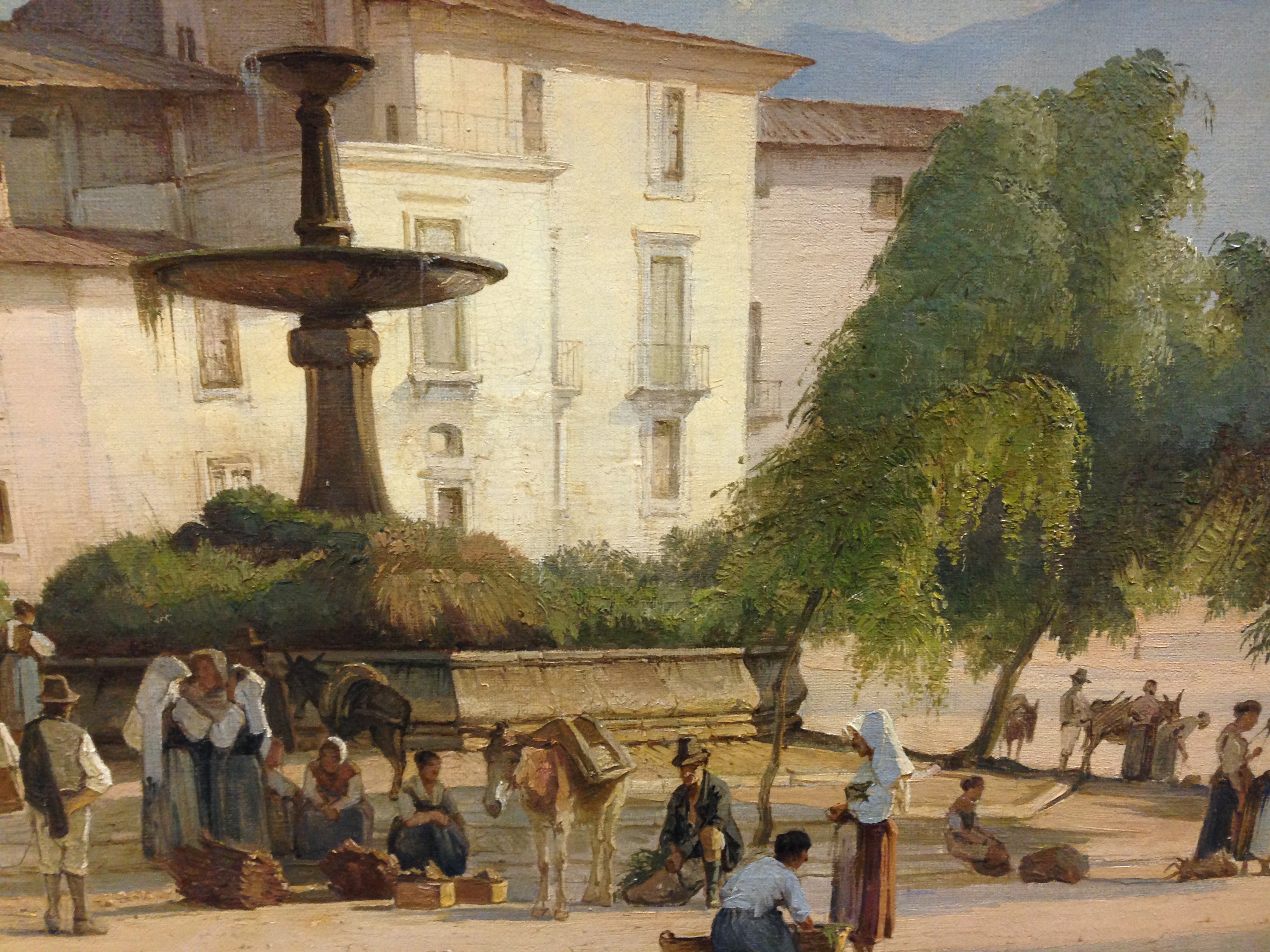 Edvard Frederik Petersen (Danish, 1841-1911) View in Solanina, Malaga, Spain, with villagers and - Image 3 of 7