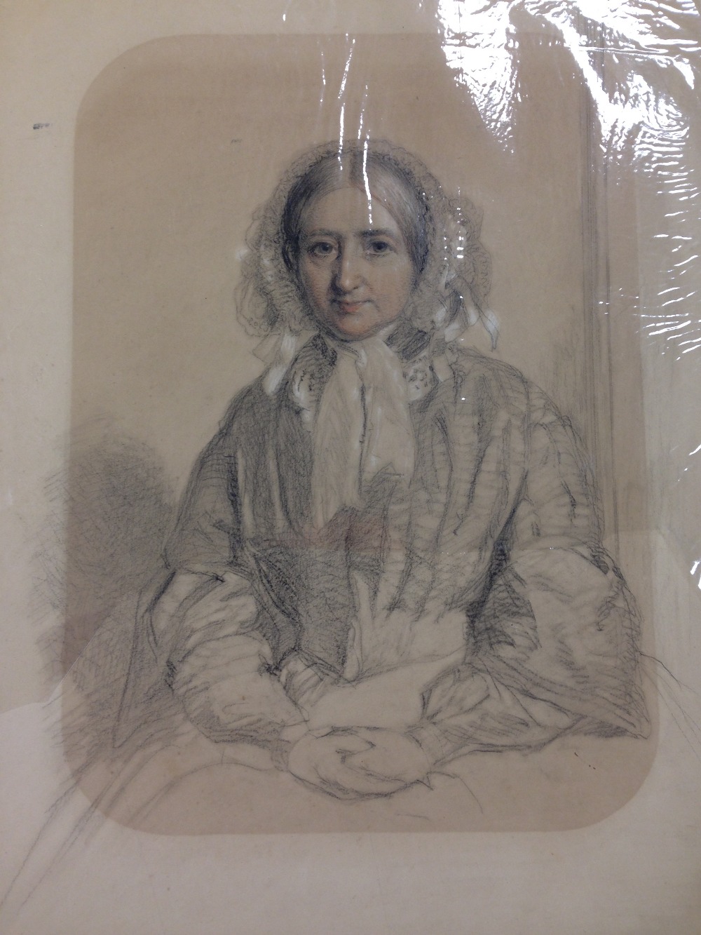 A collection of 19th Century portraits and figurative studies in pencil, including portraits of Anne - Image 10 of 10