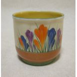 A Clarice Cliff crocus pattern jar