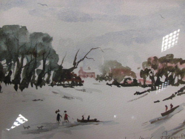 A collection of watercolours, prints and engravings, including sporting themes such as engravings of