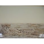 Robert Bateman (British, b. 1930) Cheetah signed lower right "Robert Bateman" colour print,