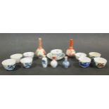 A small collection of Chinese miniature wares