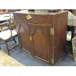 A 19th Century oak cupboard