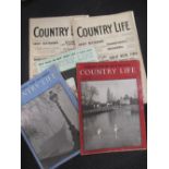 A large collection of Country Life magazines throughout the 20th century.