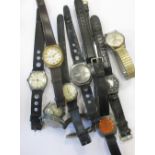 Various gents wristwatches