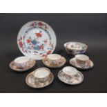 A collection of Chinese Imari and other polychrome wares