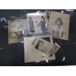 A mixed collection of mostly late 19th-century ethnic, oriental photographs and albumen prints, to