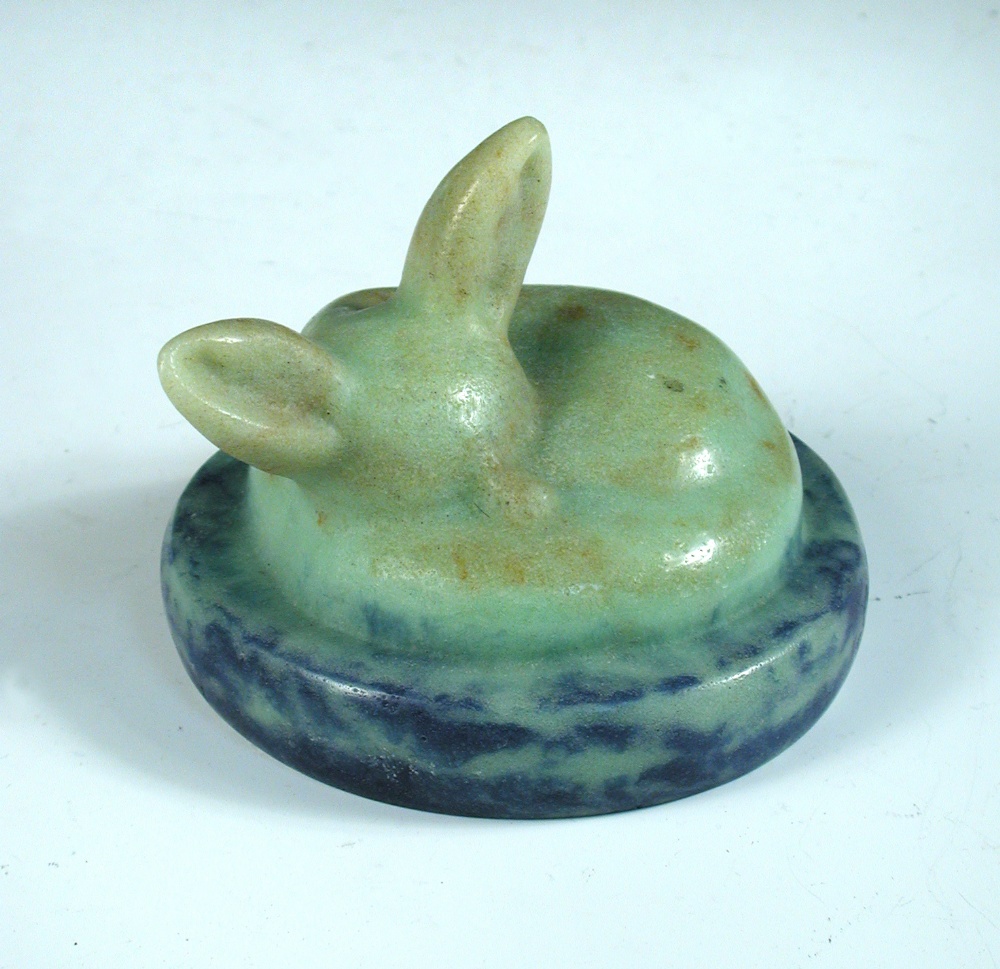 After Almeric Walter, a pâte de verre glass model of a fox, possibly as a paperweight