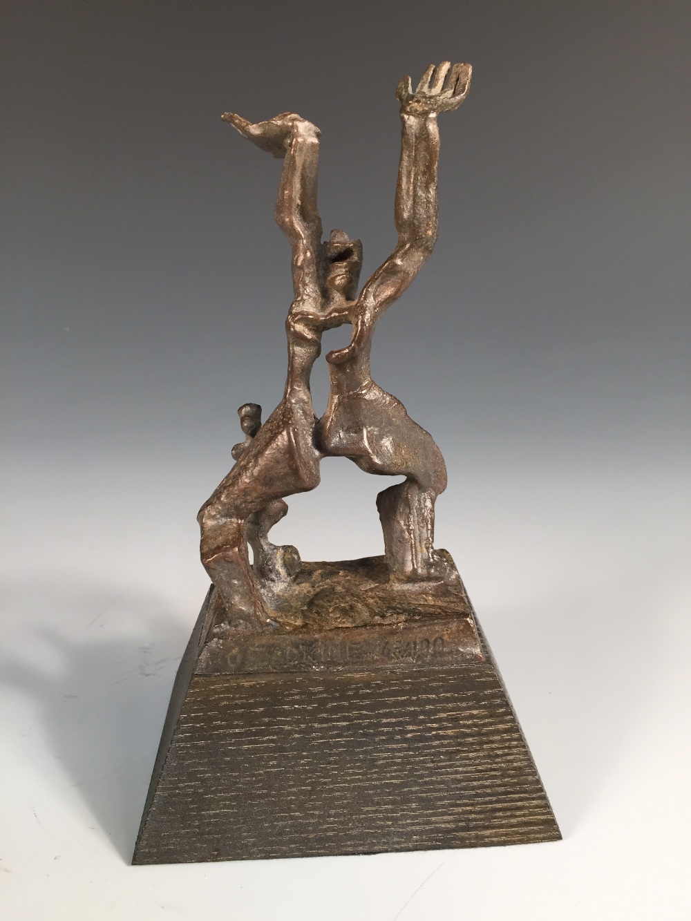 § After Ossip Zadkine (Russian/French,1890-1967), a limited edition bronze of The Destroyed City, - Image 3 of 4