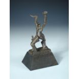 § After Ossip Zadkine (Russian/French,1890-1967), a limited edition bronze of The Destroyed City,