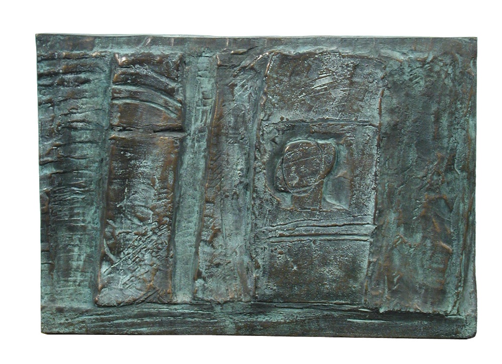 § Brian Blow (British, 1931-2009), bronze relief panel, initialled 'B' and dated 94 verso 33½ x 23cm