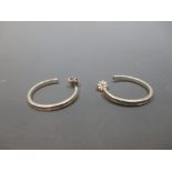 A Pair of silver Tiffany earrings