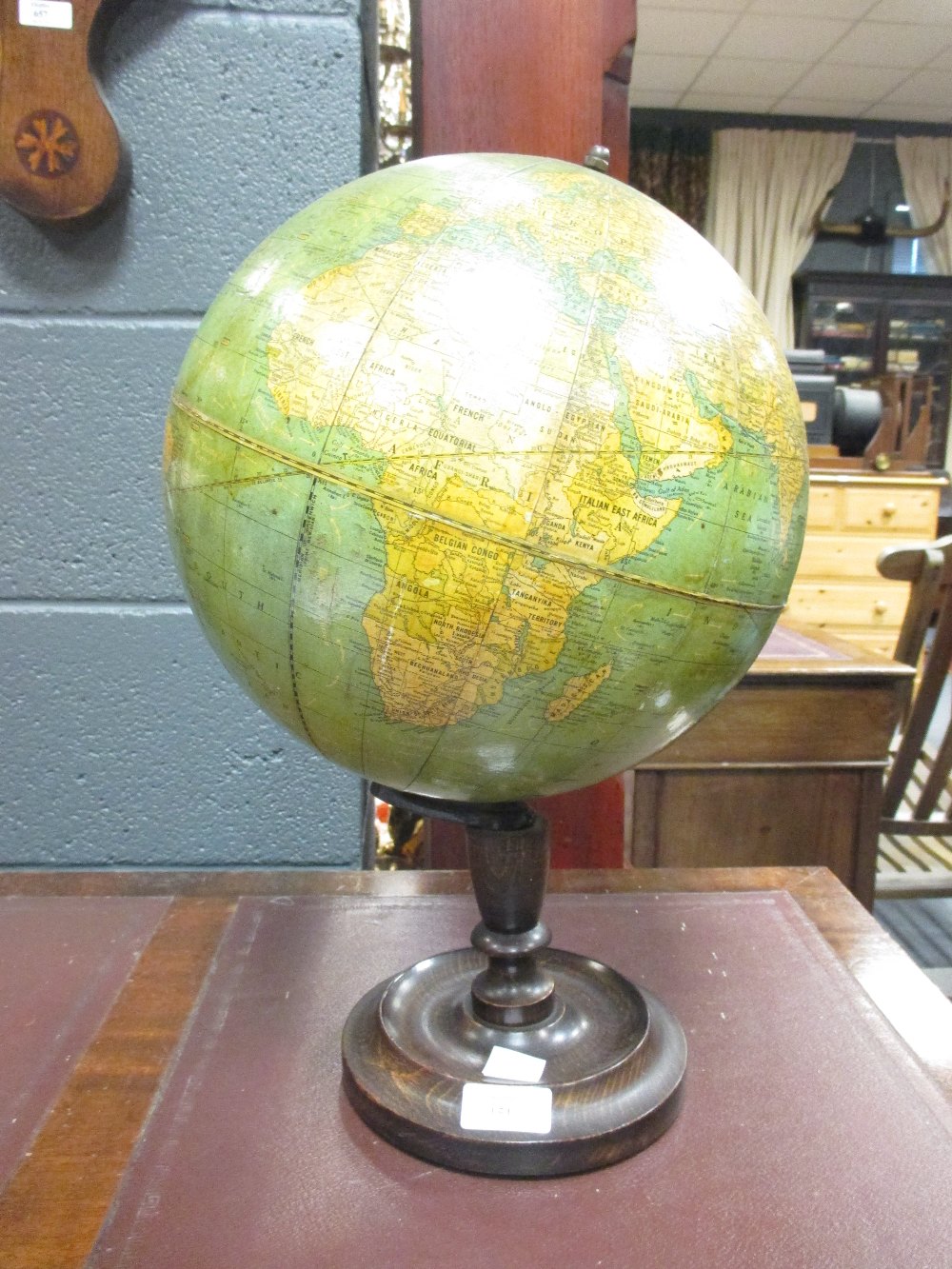 A George Cram 10.5 inch terrestrial globe - Image 3 of 4