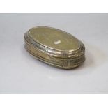 A Dutch brass tobacco box