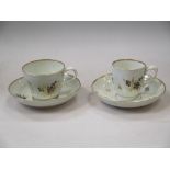 A late 18th century Worcester part tea and coffee service