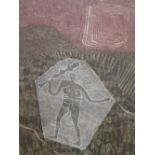 John G Rigsby (British, 20th Century) Cerne Giant artist's proof lithograph 49 x 35cm (19 x 14in)