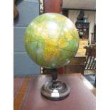 A George Cram 10.5 inch terrestrial globe