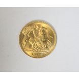 A George V gold half-sovereign, 1913