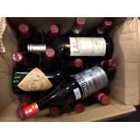 15 bottles of Spanish red Rioja and Italian Chianti, (15)