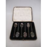 A pair of Victorian silver fiddle pattern sauce ladles by Mary Chawner & George W Adams, London