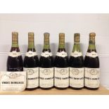 Aloxe Corton 1966, Chauvot Labaume, ten bottles, levels vary; Vosne Romanee 1972, loose labels,