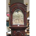 Thomas Oldmeadow, Lynn, a George III mahogany cased longcase clock, five pillar movement,