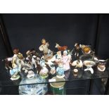 A collection of three Beswich Beatrix Potter figures, together with various Beswick and other