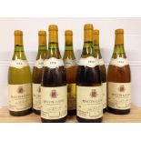 Chassagne Montrachet blanc, Vaucher 1982, twelve bottles; Macon Lugny, Vaucher 1988, seven