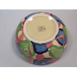 A Clarice Cliff 'Bizarre' pattern bowl Bowl rings well. Please note the condition of the interior as