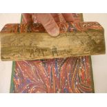 Fore-edge painting. English Forests and Forest Trees, London 1853, 8vo, with contemporary 'Game