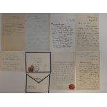 A collection of mainly 19th century artists' letters, writers include: Arthur Hughes, Marcus