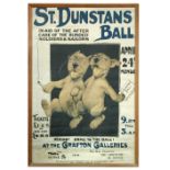 George Ernest Studdy (1887-1948) St. Dunstans Ball at the Grafton Galleries, photolithographic