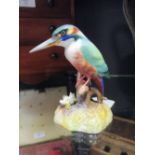 A Royal Crown Derby figure of a Kingfisher, 13cm high