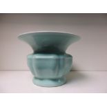 A celadon vase bearing the seal mark of Yongzheng,