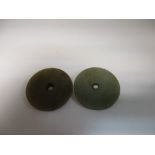 Two jade bi discs,