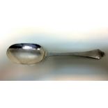 A silver dognose spoon, possibly Norwich, crown/coronet mark only struck three times (see Jackson