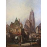 H Schaffer, Cologne (of Rhine), oil on canvas, 39.5 x 29cm, signed and dated lower left "H