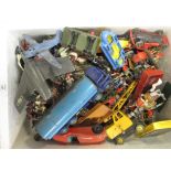 A collection of toy vehicles