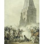 John Augustus Atkinson (British, fl. 1775-1833) A Civil War battle scene, 24.5 x 20 cm; and A