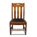 Charles Rennie Mackintosh (1868-1928), an oak dining chair from the Argyle Street Tea Rooms,
