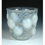 Oran', a large and impressive René Lalique opalescent glass vase, designed 1927, model No. 999,