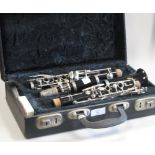 A composition clarinet by Rudall Carte and & Co, marked 'Romilly Sonata', cased