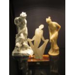 A collection of three Italian figural groups (3)