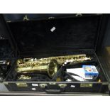A Saxophone, cased