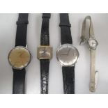 A lady's Baume & Mercier wristwatch and three other wristwatches (4)