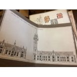 A collection of architect's drawings and plans, mainly by William B. Hopkins, ARIBA, Westminster and