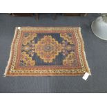 An Afshar rug 130 x 100 cm
