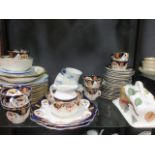 A group of assorted dinner and tea wares to include Shelley Phlox part tea set, Spode 'Chelsea',