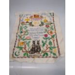 A 1953 Queen's Coronation commemorative needlework sampler
