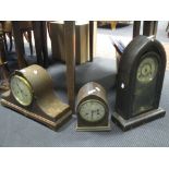 Three various 1930's clocks